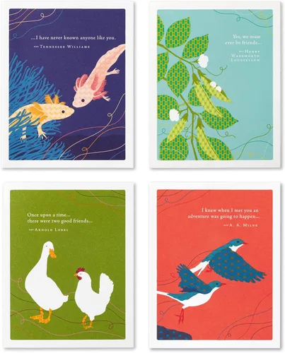 Vista 12 de Compendium Positively Green - Paquete de 4 tarjetas de aliento – Courage dear, heart (cuatro tarjetas en total, un diseño, con sobres)