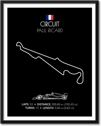 Vista 20 de Custom Car Posters Póster hecho a mano compatible con Autodromo Enzo e Dino Ferrari (Imola, Italia), póster de pista de carreras diseñado