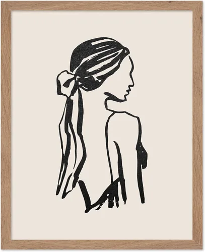 Vista 9 de Poster Master Faces Poster - Retro Women Print - Portrait Art - Sketch Illustration - Abstract Artwork - Woman Design - Chic Boho Design - Great