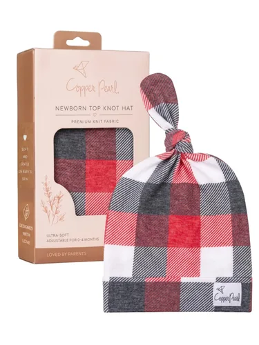 Vista 78 de Gorro de bebé con nudo superior elástico suave "Fern" por Copper Pearl