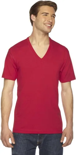 Vista 14 de American Apparel - Playera fina de mangas cortas, con cuello en V, para hombre/unisex