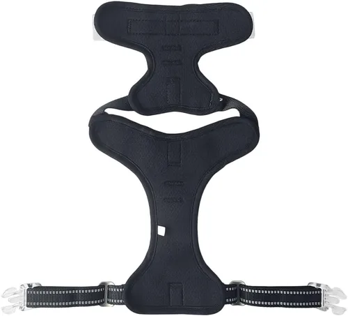 Vista 8 de OUT'N WILD - Arnés para perro sin tirones de calidad con 2 clips para correa. Chaleco Oxford ajustable suave acolchado reflectante sin