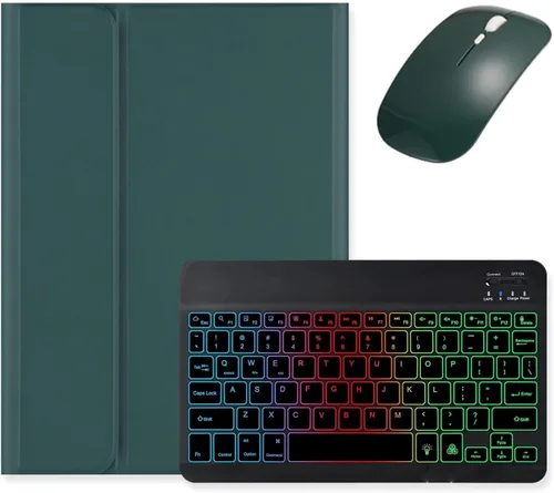 Vista 17 de kaidisen Teclado retroiluminado para Galaxy Tab A8 10.5 pulgadas Tablet Modelo SM-X200/X205/X207 Funda de teclado con ratón, carcasa de teclado