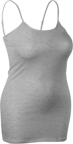 Vista 3 de Emmalise Camisola larga casual básica para mujer con tirantes ajustables