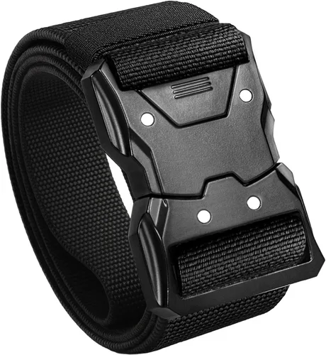 Vista 19 de TECEUM Tactical Belt – Heavy-Duty & Quick Release – Military, Work, Rigger, Duty & Utility Belt for Men