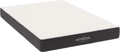 Vista 34 de Modway Aveline - Colchón de 6 pulgadas de espuma viscoelástica con infusión de gel con certificación CertiPUR-US, colchón estrecho de tamaño Twin