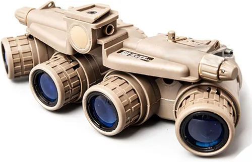 Vista 6 de Aetheria Gafas de visión nocturna para caza táctica Cosplay GPNVG18 Casco Mount Set-Four-Tube Binocular