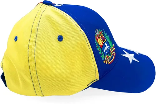 Vista 3 de Zelvox - Gorra de béisbol clásica venezolana unisex ajustable con pico sándwich Gorras de Venezuela 7 38