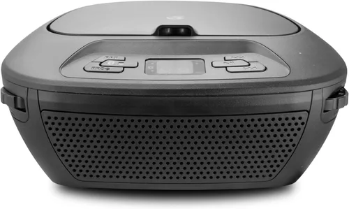 Vista 3 de GPX Portátil Bluetooth Boombox/reproductor de Cd, negro (BCB117B)