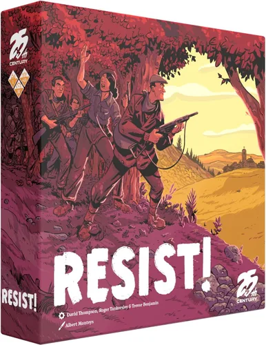 Vista 6 de 25th Century Games Resist!, Juego de estrategia temático de guerra histórica solo Spanish Maquis Resistance Game with Tactical Deck Management