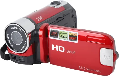 Vista 10 de XUMIUZIY Videocámara de video, grabadora de cámara digital 4K 48MP, videocámara de vlogging con pantalla giratoria de 2.7 pulgadas, zoom digital