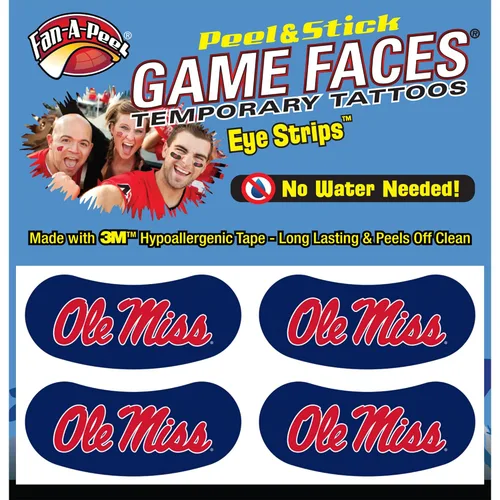 Vista 219 de Fan-A-Peel Tatuajes temporales sin agua del estado de Louisiana, hipoalergénicos, para despegar y pegar, tatuajes temporales impermeables