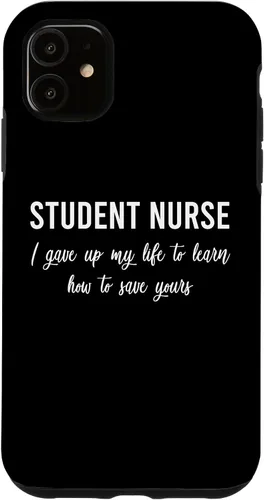Vista 8 de I Gave Up My Life Student Nurse Sayings Quotes Nursing Gift Case for iPhone 17