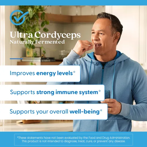 Vista 6 de Doctor's Best Suplemento Ultra Cordyceps - Cápsulas de hongos Cordyceps para hombres y mujeres, apoya la salud inmunológica, la energía