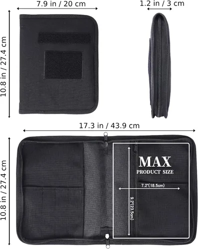 Vista 3 de VEPKOIT Cubierta para cuaderno A5, cubierta de carpeta grande, cubierta