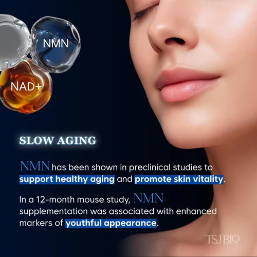 Vista 6 de Crema de renovación intensiva NMN - Lujoso tratamiento nocturno con NMN 70,000PPM, resveratrol y crecimiento 9