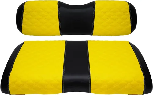 Vista 9 de Fundas de asiento delantero para carrito de golf para Yamaha Drive 2007-2016/Drive 2 2017+ Cojín de asiento universal OEM delantero, fundas de Negro