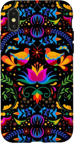 Vista 5 de Funda para iPhone 17 de Mexican Heritage Otomi Pride Love Peace Doves