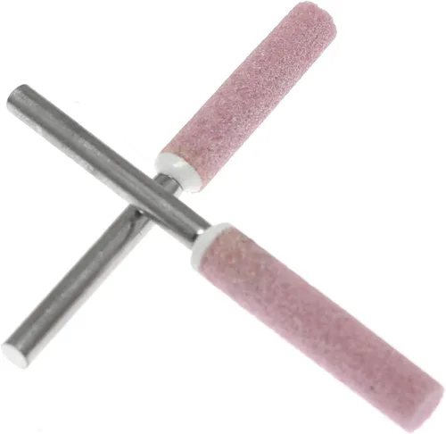 Vista 2 de RLECS 10pcs motosierra cabeza de molienda 3/16 "lima de piedra de molienda para moler agujeros profundos en maquinaria, rodamientos, moldes, piezas