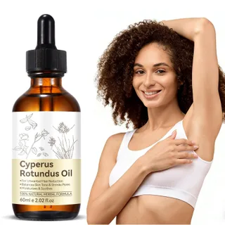 Cyperus Rotundus - Suero inhibidor del cabello con aceite – Regreso lento, reduce la frecuencia de afeitado, calma la piel después de la depilación,