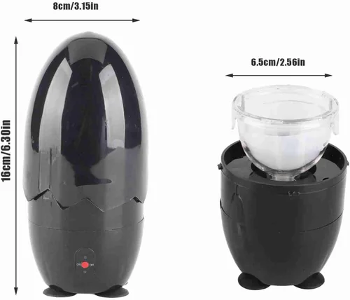 Vista 6 de Molinillo eléctrico de huevos, portátil, mezclador de huevos, yema blanca, mezclador de huevos, agitador de huevos eléctrico, accesorios de cocina