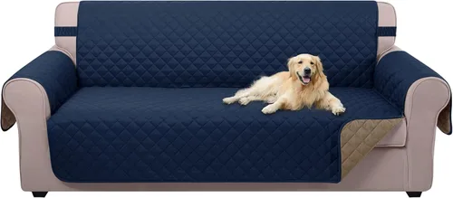 Vista 23 de U-NICE HOME Funda para sillón reclinable, reversible, con correas elásticas, resistente al agua, protege de perros y mascotas, sillón pequeño