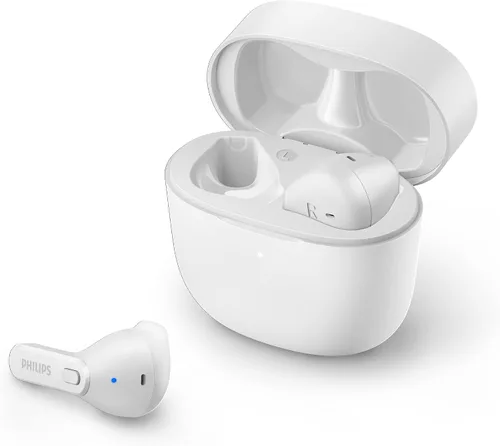 Vista 15 de PHILIPS T2206 Auriculares inalámbricos con resistencia al agua IPX4 y estuche de carga súper pequeño Blanco ártico