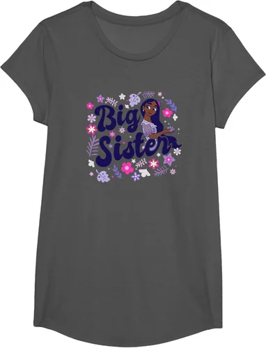 Vista 38 de Disney Encanto Isabela Madrigal Big Sister - Camiseta floral, gris, S Asfalto
