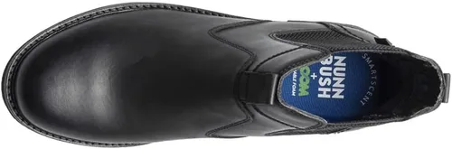 Vista 2 de Nunn Bush Botas Chelsea de cuero para hombre 1912 con puntera lisa con Scotchguard Defender