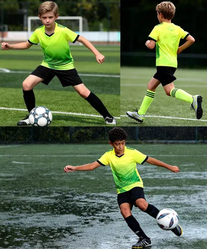 Vista 7 de Camiseta de fútbol para niños, camiseta y pantalones cortos de entrenamiento para equipo deportivo