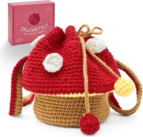 Vista 10 de SGIBYN Kit de Ganchillo para Principiantes con Tutoriales en Video Paso a Paso, Kit de Amigurumi de Pollos de Ganchillo de Inicio para Adolescentes