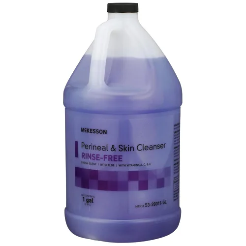 Vista 13 de McKesson Limpiador para Piel Perineal, 1 Galón [Paquete de 1] Jabón Corporal Sin Enjuague para Cuidado de Incontinencia u Ostomias, Aroma Herbal