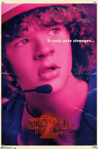 Vista 4 de Netflix Stranger Things: Season 2 - Póster de pared Dustin con alfileres