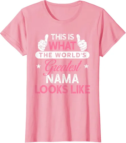 Vista 8 de Camiseta Nama para mujer: camiseta de nama más grande del mundo Negro