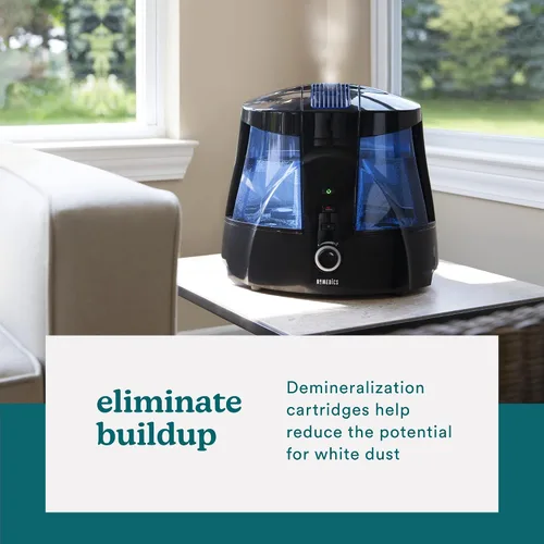 Vista 5 de HoMedics Cartucho de desmineralización para humidificadores ultrasónicos, paquete de 4 filtros de humidificador, filtra depósitos minerales