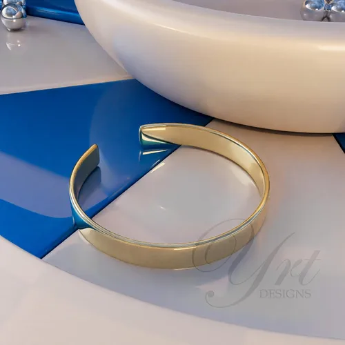 Vista 8 de Anillo de dedo del pie con relleno de oro de 14 quilates, grosor de calibre 20 y 0.276 in de diámetro, anillo de dedo del pie para mujer