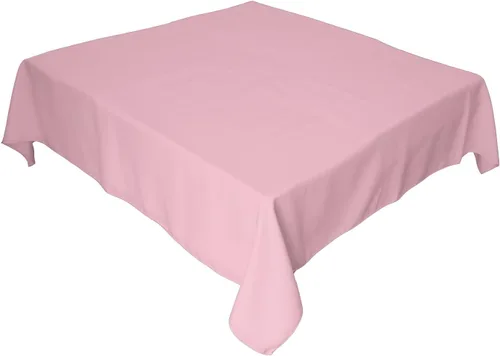 Vista 135 de LA Linen. Mantel cuadrado de popelina de poliéster