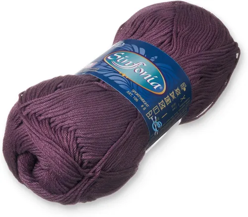 Vista 41 de Hilaza Symphony Omega Brand (azul orquídea)