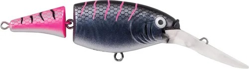 Vista 20 de Berkley Flicker Shad Jointed Fishing Hard Bait Negro plateado