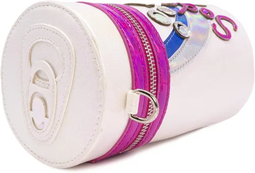Vista 3 de Bewaltz Bolsos novedosos, bolso de forma divertida, correa de cadena con purpurina estilo Holo Tween