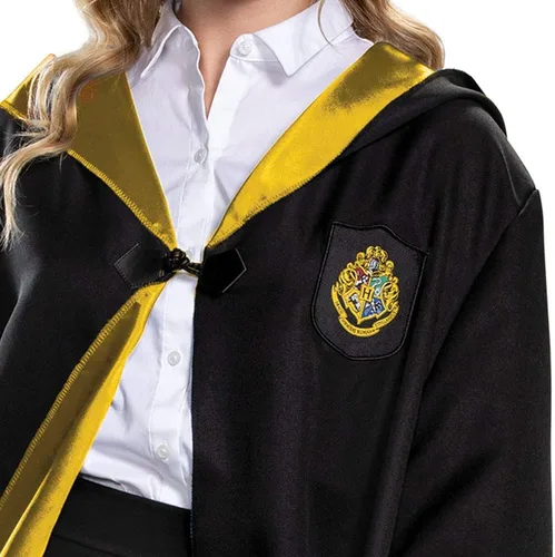 Vista 4 de Disguise Harry Potter Hogwarts - Bata de lujo para adulto color negro y dorado