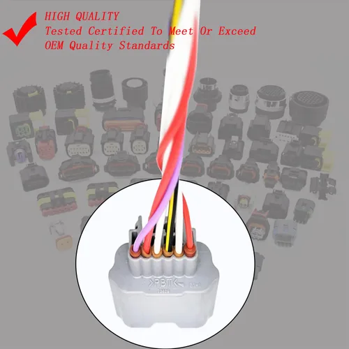 Vista 7 de Sensor de flujo de aire masivo Conector Conector de Coleta Arnés 22680-1MG0A AFH60M-39 Reemplazo para Nissan Infinity