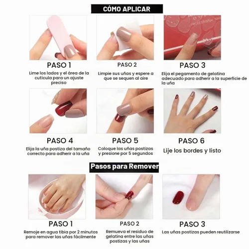 Vista 7 de Uñas postizas a presión de mariposa, uñas postizas largas de punta francesa con diseño de ataúd rosa, diamantes de imitación de flores, pegamento