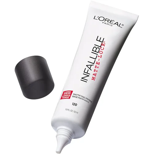 Vista 3 de L'Oréal Paris Makeup Infallible Pro Matte-Lock - Base facial matificante de larga duración, 1 onza