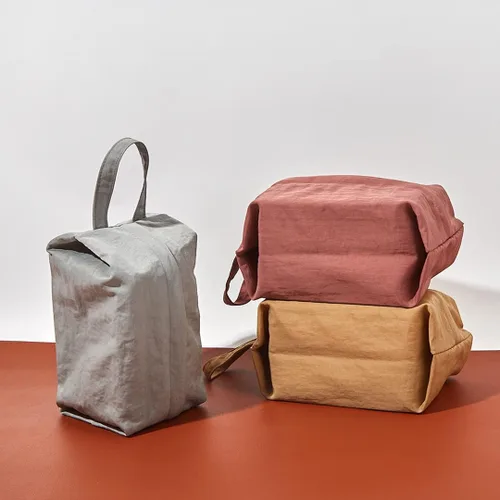 Vista 2 de Kissvian Organizadores de embalaje de viaje, bolsas de almacenamiento portátiles para calcetines, bragas, cosméticos, artículos diversos, 3 piezas