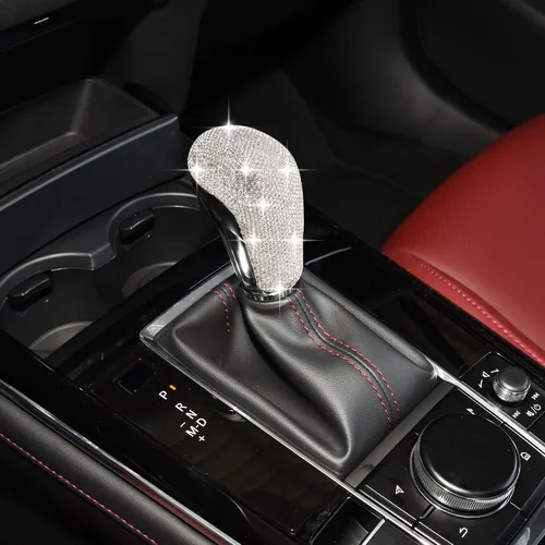 Vista 6 de CONGCONG Cubierta interior de cristal brillante para caja de cambios Mazda compatible con Mazda 3 2019-2023 / CX-30 2020-2023