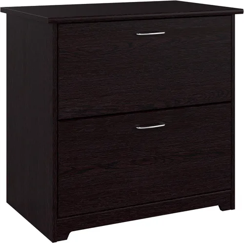 Vista 11 de Bush Furniture - Archivador lateral Cabot Collection de 2 cajones con herrajes cromados, elegante archivador para oficina en casa, cartas, archivos