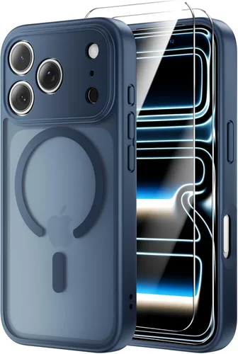 Vista 69 de Funda para iPhone 11, funda magnética con función atril [protección de grado militar] y [compatible con MagSafe], funda protectora delgada
