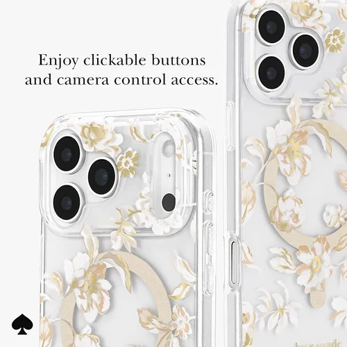Vista 7 de kate spade new york Funda para iPhone 18 Pro - Toile de otoño