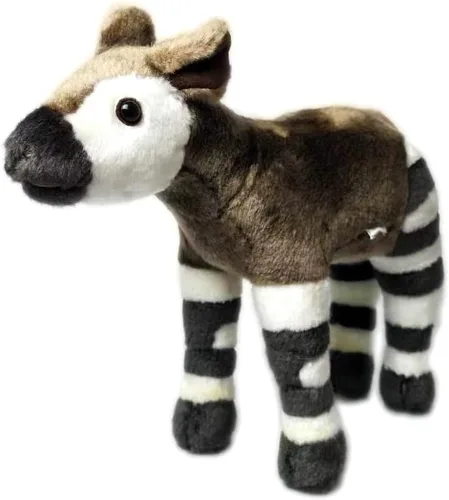 Vista 3 de TAMMYFLYFLY Okapi - Peluche de peluche, juguete de peluche de Okapia, regalos para niños, Cuddlekins de 12 pulgadas
